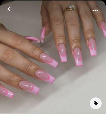 This is the reference picture I showed the nail tech