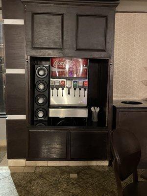 Unlimited free drink machine