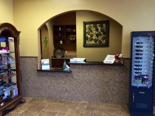 The front desk.  How may we be of service?