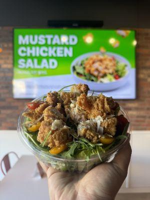 Mustard chicken salad