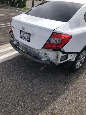 My car was totaled.