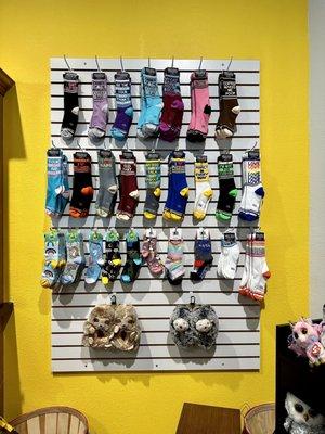 Whimsical sock display