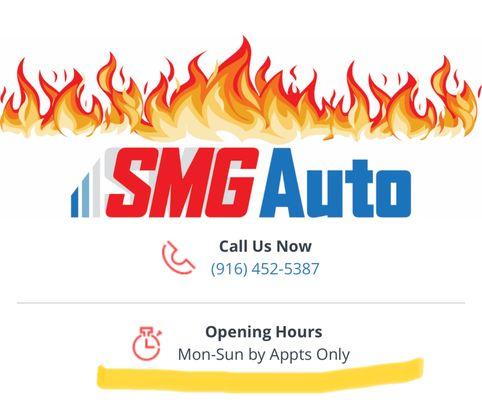 OPEN MONDAY-SUNDAY. BY APPOINTMENTS ONLY. WE PASS ANY CARS / CHECK ENGINE ON/ COME SEE US. IYKYK