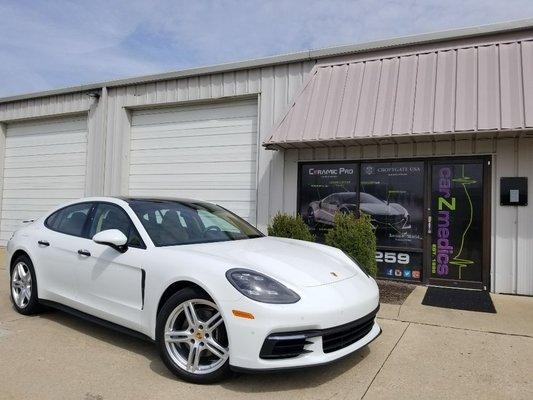 2018 Porsche Panamera Protected with CeramicPro