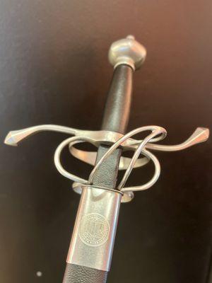 Logo Engraving on a Sword