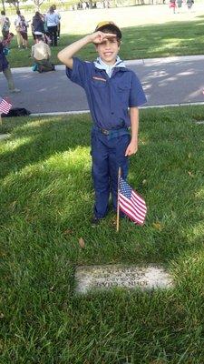 Scout Salute to Honor the Fallen