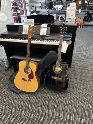 My guitar and one I was looking at haha