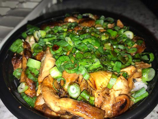 Teriyaki Chicken Bowl extra green onions