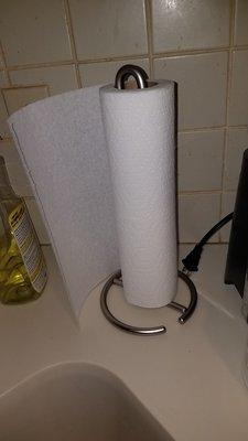 Our new paper towel holder