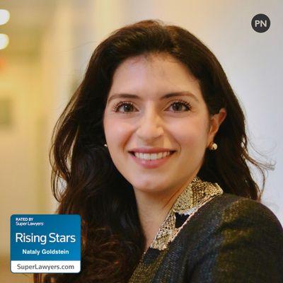 Nataly Goldstein was named in the 2021 New York Metro Rising Stars list for her work in Real Estate.