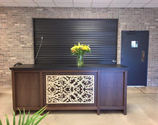 Colorchrome reception desk