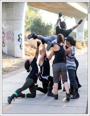 Trolley Dance 2018 (Rehearsal) Site: Under the Overpass at the Hazard Center