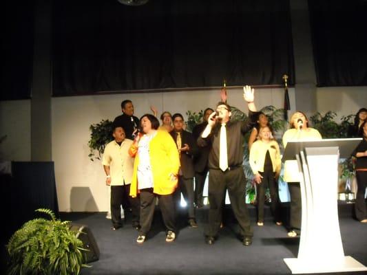 Our Choir getting down