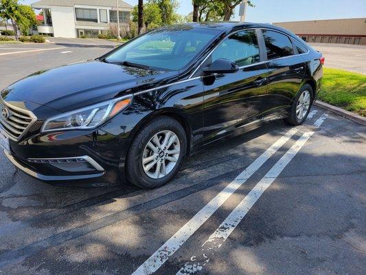 New tires on my Hyundai Sonata.   Sweetttt!