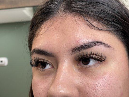 Wispy Cateye prom lashes