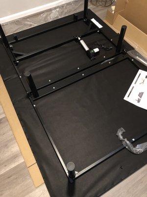 Easy set up Adjustable electric bed frame with remote *2/19/2021