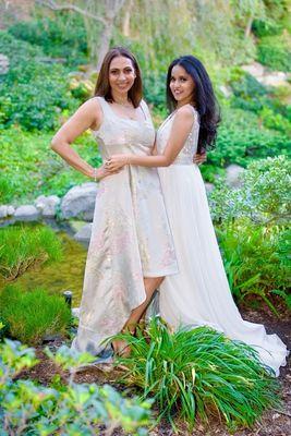 Mother/Daughter on the wedding day