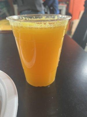 Orange juice fresh squeezed