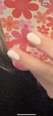 This is just a zoomed in photo of my nails