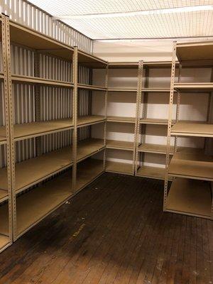 Just after cleaning out our boxes in the unit at the end of June 2021.