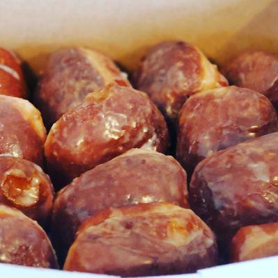 Strawberry Glaze Malasadas