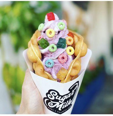 Beary Crunchy Bubble Waffle