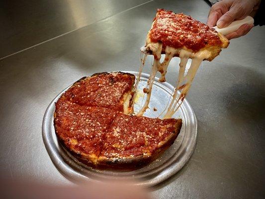 Chicago Style Deep Dish Pizza