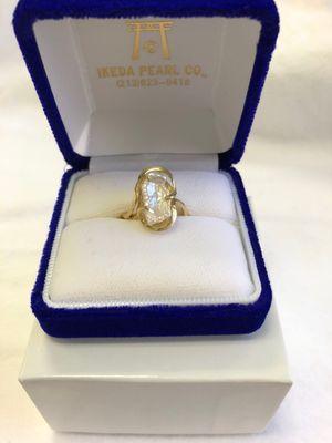 I swear I've been good, Santa :-) Biwa pearl ring.