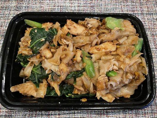 Pad See-Ew with chicken $12.95