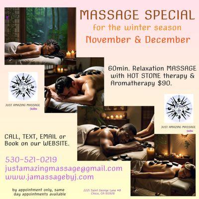 Winter Massage Special