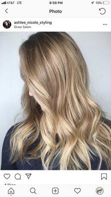 Balayage with babylights  around the face by Ashlee