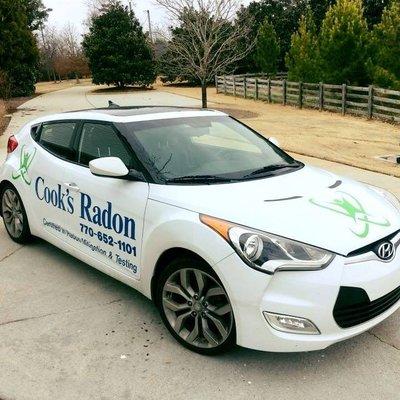 Have you spotted the Cook's Radon Rider?  We are making the air safer in your area!