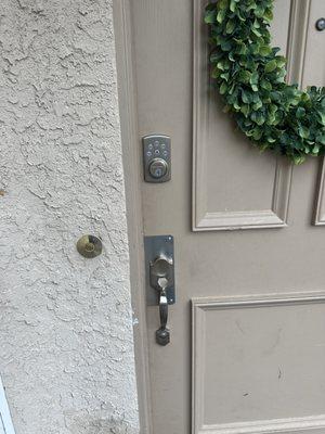 Digital lock install