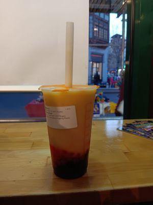 Delicious mango slush