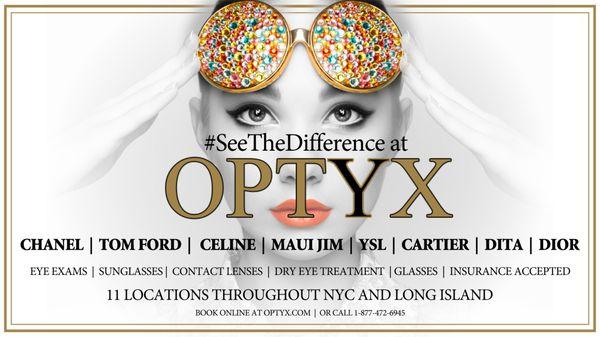 #SeeTheDifference #OPTYX #LuxuryEyewear #LuxurySunglasses #EyeExamNearMe #NYC #LongIsland