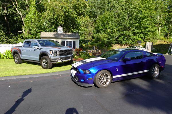 Our 2023 Ford Raptor and Mustang GT500!