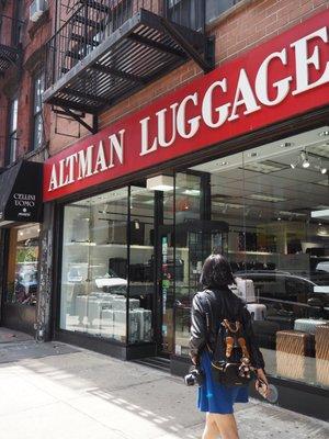 Altman Luggage, in the Lower East Side since 1920