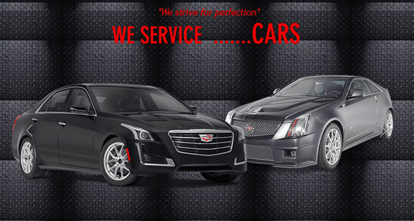 We service cars!