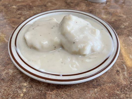 Biscuit with gravy