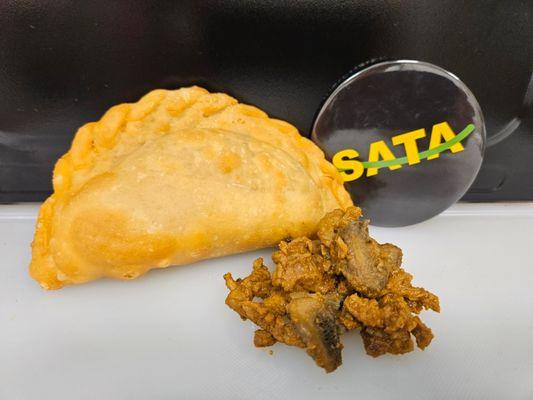 Steak and Mushroom Empanada