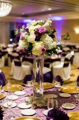 Our centerpieces were amazing! So many compliments...