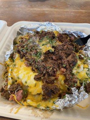 Outlaw potato with brisket!