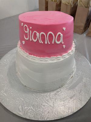 Baby shower cake