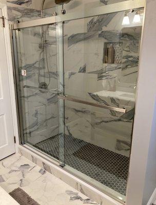 Shower doors!