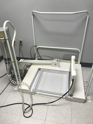 X-ray machine in the office