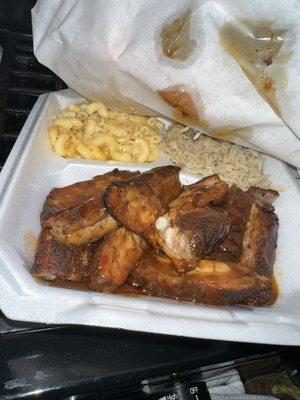 Pork Rib Tips Platter