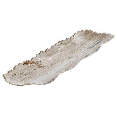 Large white onyx platter