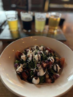 Tomato and fresh mozerella salad