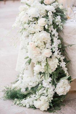 Wedding floral arrangements