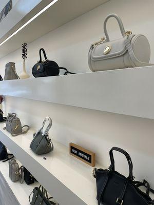 Our handbags are unique designs using high-quality Italian leather.